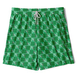 CHECKMATE 47PRINT  2-in-1 Shorts - GREEN