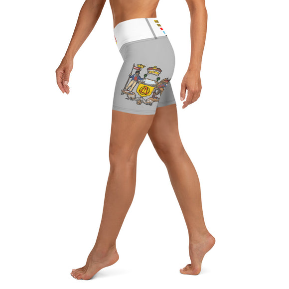 **WORST!NG CREST** Yoga Shorts - W.O.R.S.T!Kind Global