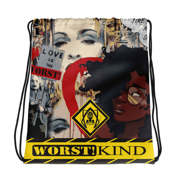W!K**Love WORST!**Drawstring bag - W.O.R.S.T!Kind Global