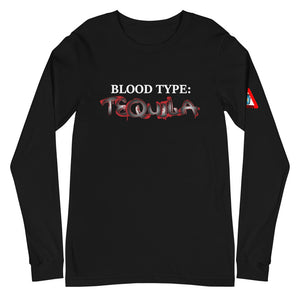 **Blood Type TEQUILA** Statement Tee (Long) - W.O.R.S.T!Kind Global