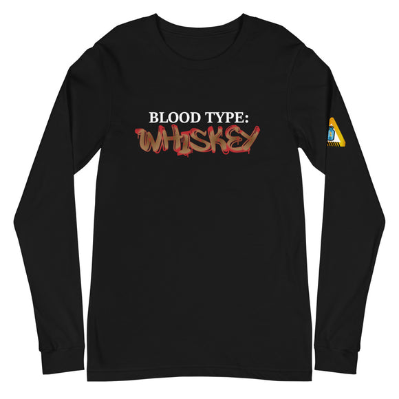 **Blood Type WHISKEY** Statement Tee (Long) - W.O.R.S.T!Kind Global